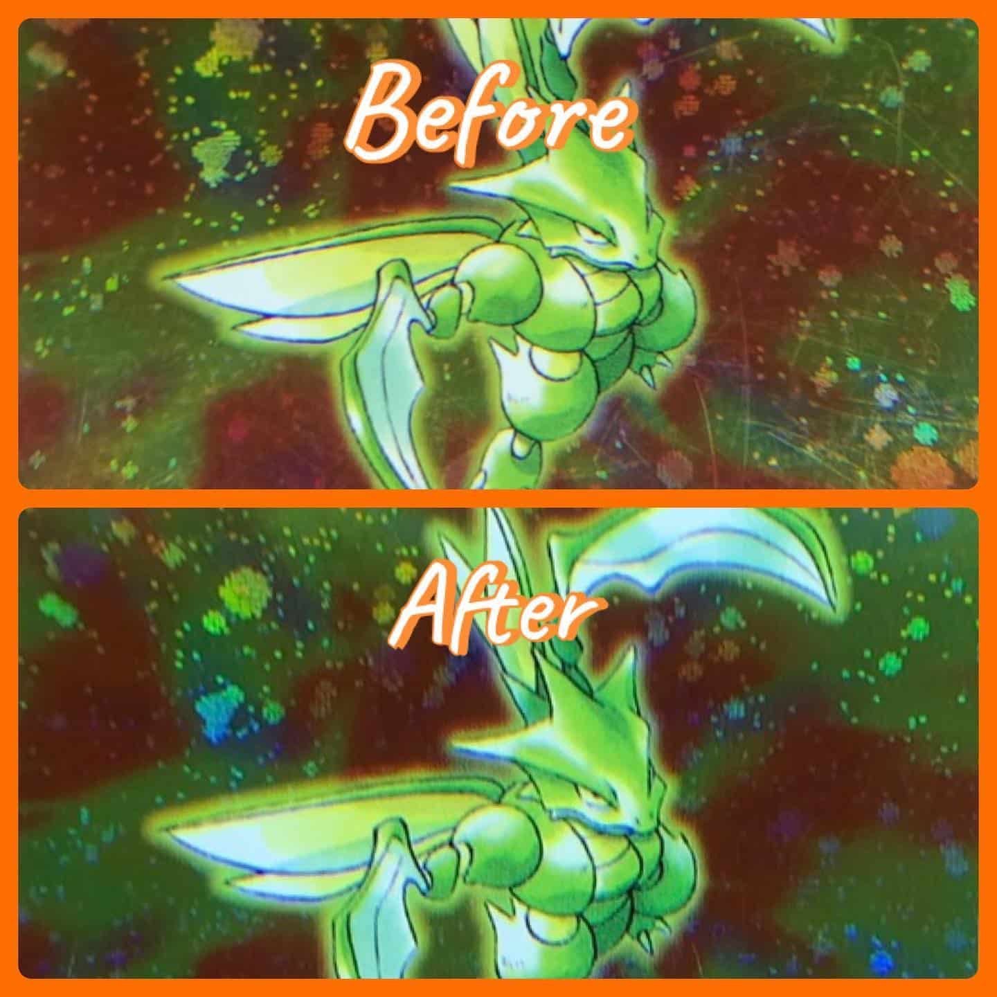 Pokemon Card Restoration: Scyther - TCG Card Care